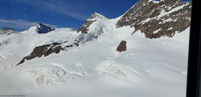 Auf der Aussichtsplattform am Jungfraujoch
